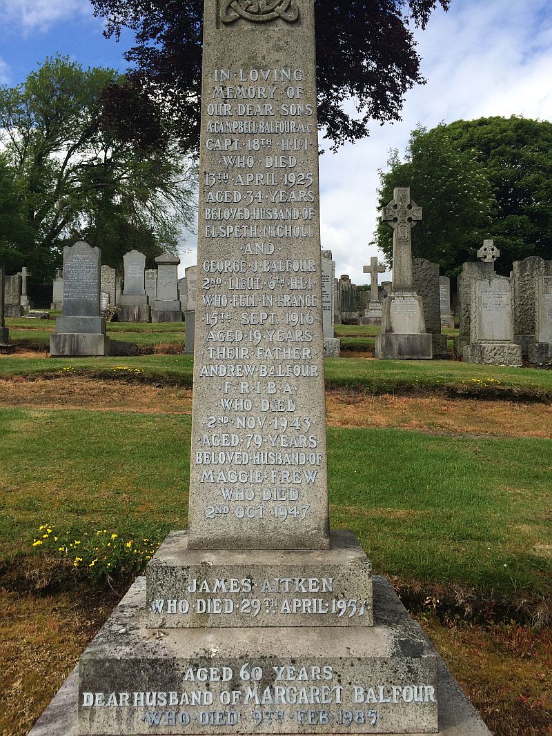 © Gordon Masterton: Licensor: Gordon Masterton George Balfour Kilbarchan memorial